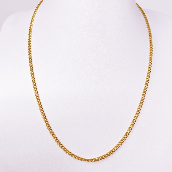 Stainless Steel Gold Chain Necklace - Picture 1 of 7